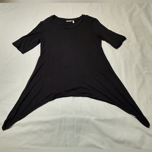 LOGO by Lori Goldstein Side Tail Top